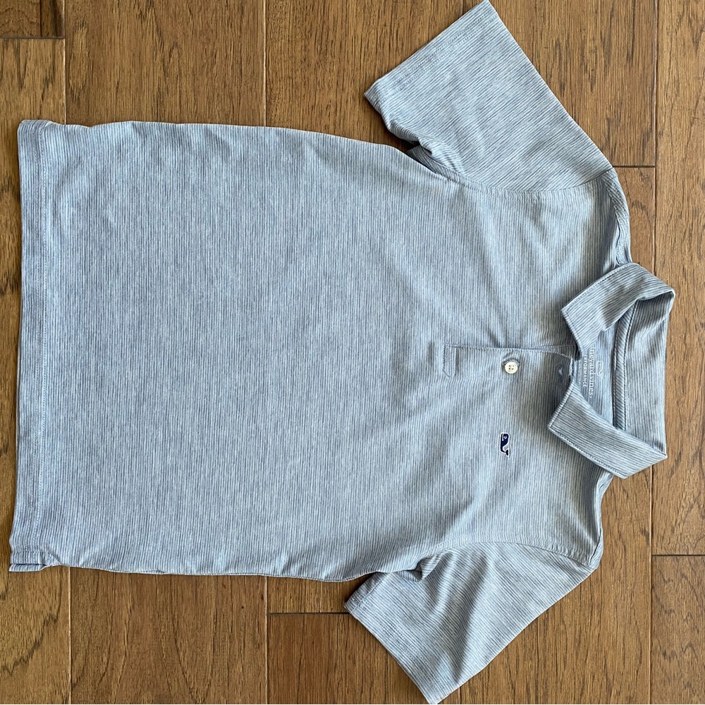 Vineyard Vines Gray Kids Polo Shirt